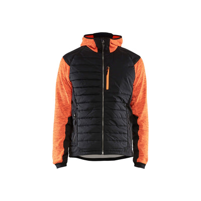 Blaklader 59302117 Hybrid Work Jacket Orange/Black Main #colour_orange-black