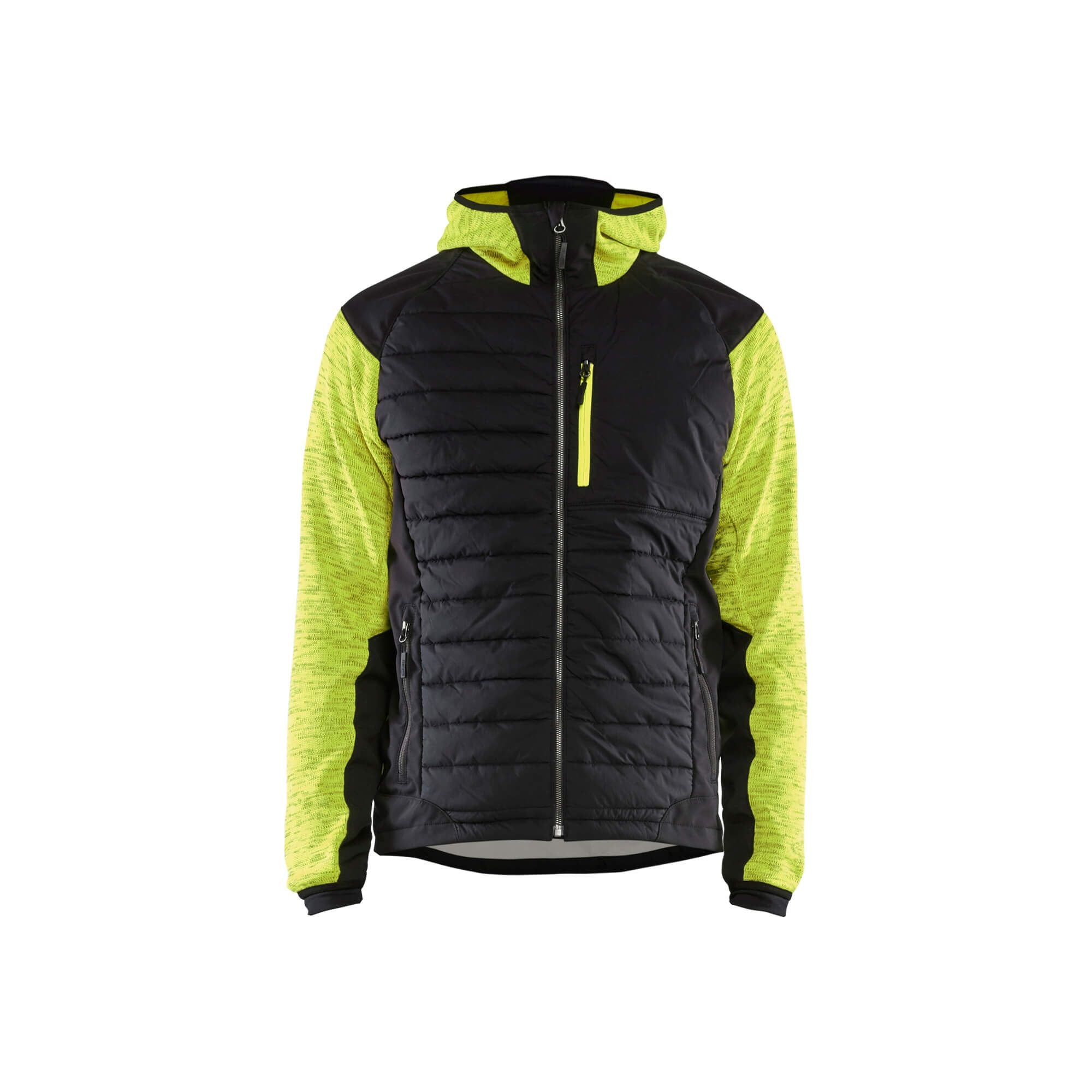 Blaklader 59302117 Hybrid Work Jacket Yellow/Black Main #colour_yellow-black