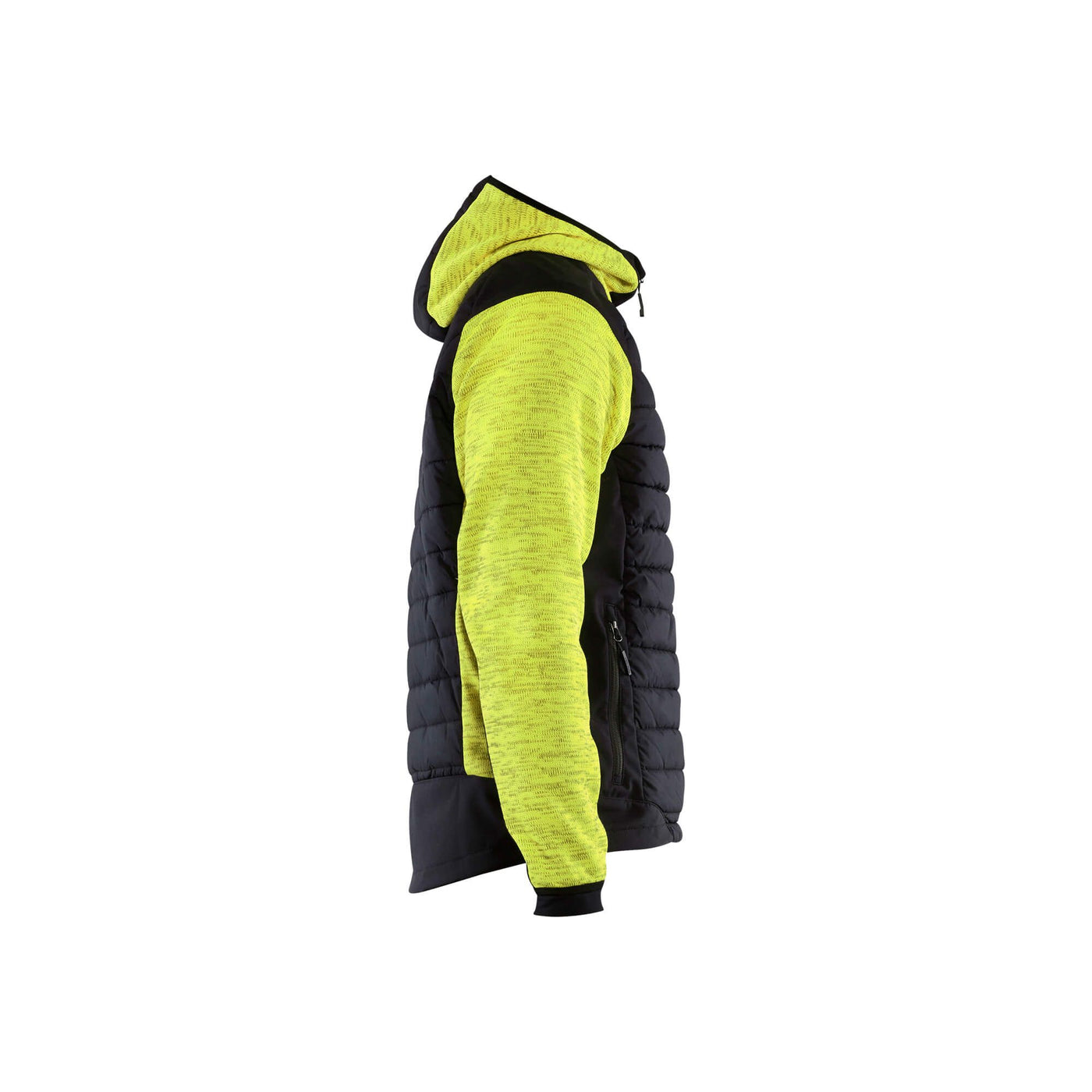 Blaklader 59302117 Hybrid Work Jacket Yellow/Black Right #colour_yellow-black