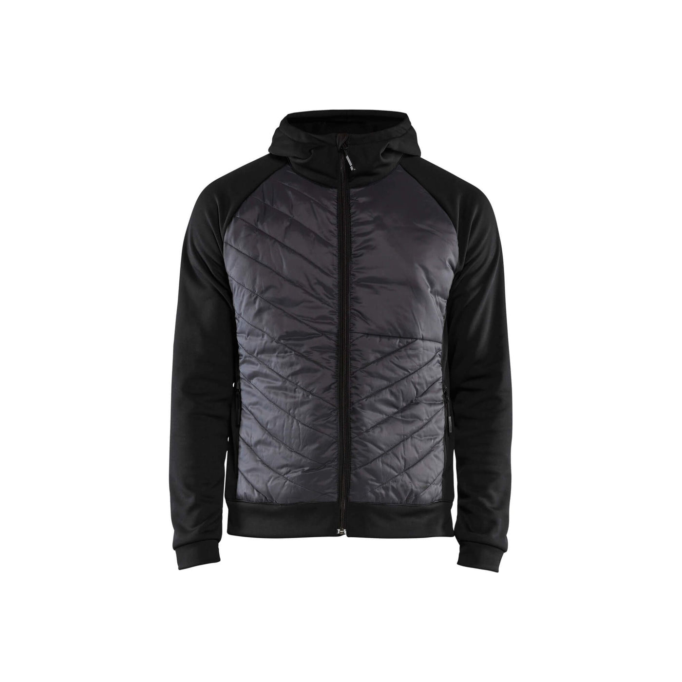 Blaklader 34632526 Hybrid Work Sweater Black/Dark Grey Main #colour_black-dark-grey