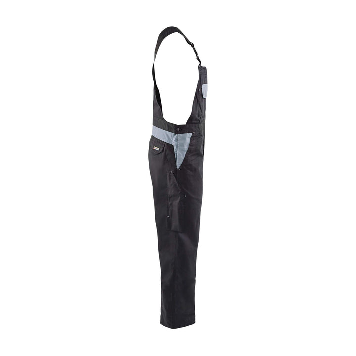 Blaklader 26641800 Industry Bib Overalls Black/Grey Right #colour_black-grey