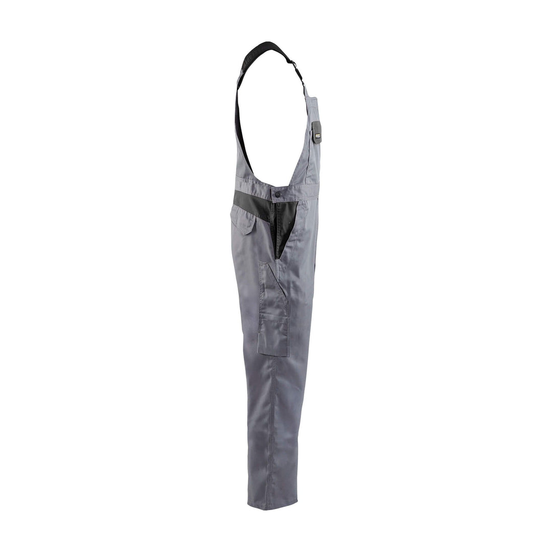 Blaklader 26641800 Industry Bib Overalls Grey/Black Right #colour_grey-black