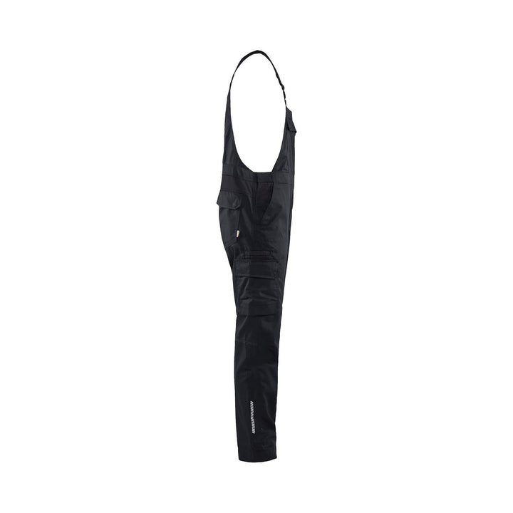 Blaklader 26661344 Industry Bib Overalls Stretch Black Right #colour_black