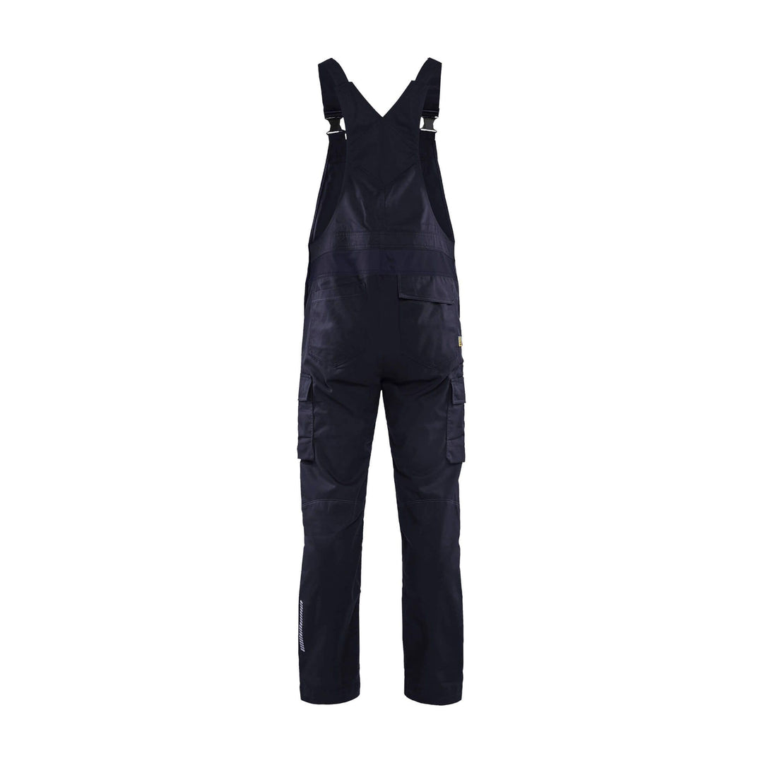 Blaklader 26661344 Industry Bib Overalls Stretch Dark Navy Blue Rear #colour_dark-navy-blue