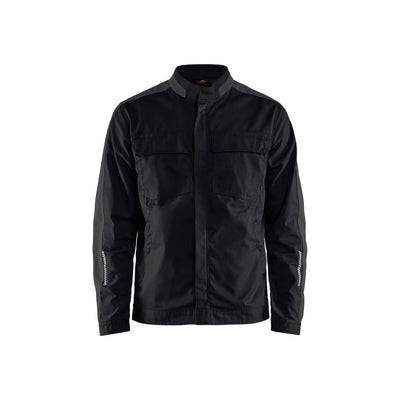Blaklader 44441832 Industry Jacket Stretch Black/Dark Grey Main #colour_black-dark-grey