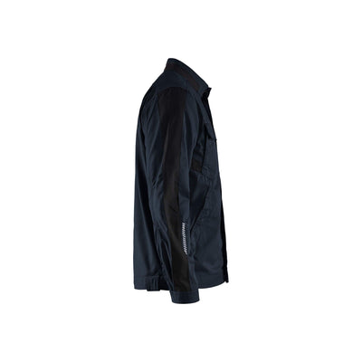 Blaklader 44441832 Industry Jacket Stretch Dark Navy Blue/Black Right #colour_dark-navy-black
