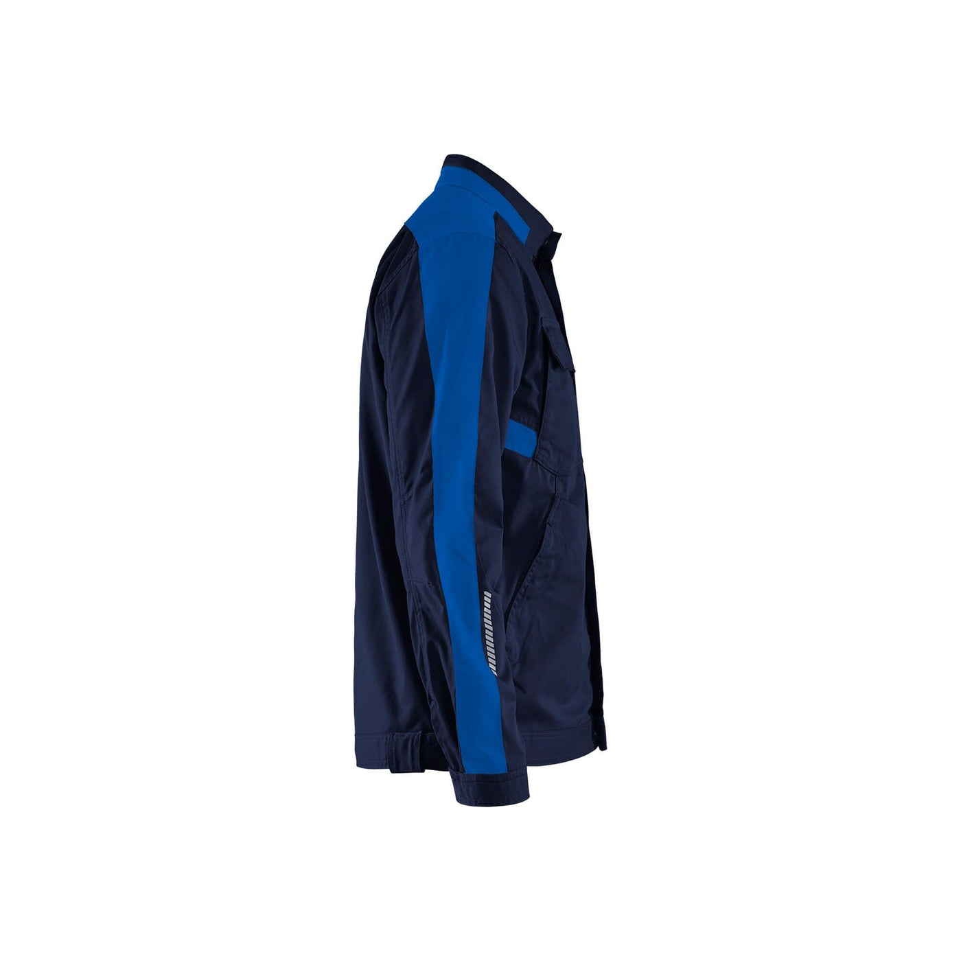 Blaklader 44441832 Industry Jacket Stretch Navy Blue/Cornflower Blue Right #colour_navy-blue-cornflower-blue