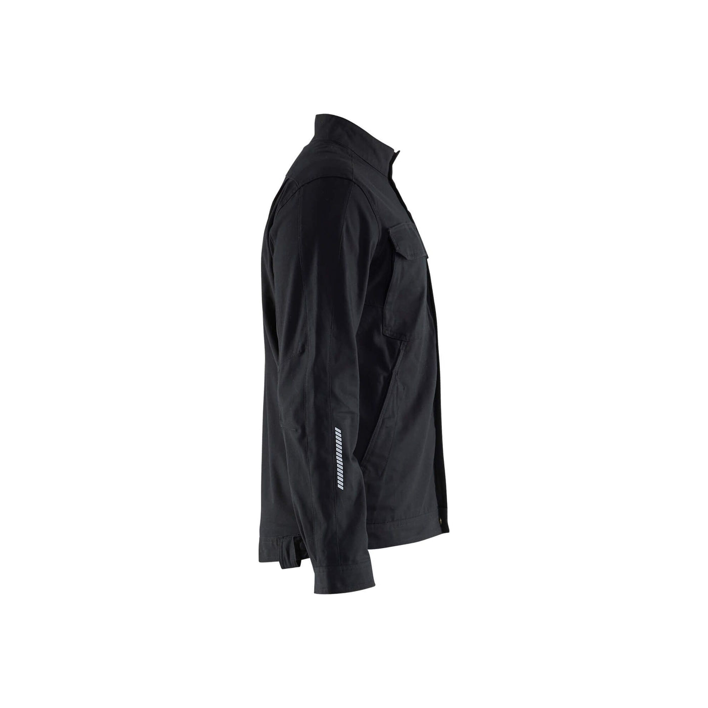 Blaklader 44661344 Industry Jacket Stretch Black Left #colour_black