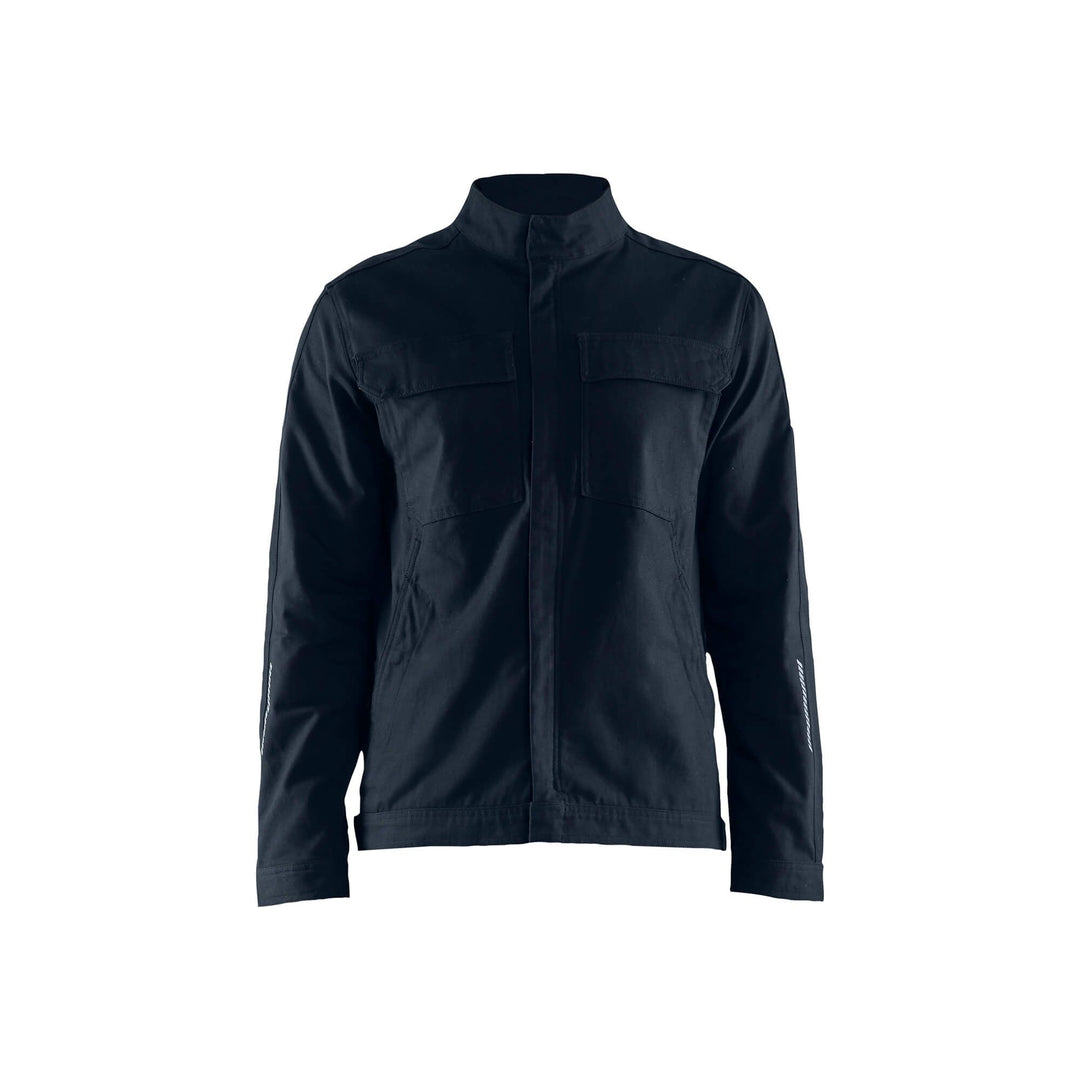 Blaklader 44661344 Industry Jacket Stretch Dark Navy Blue Main #colour_dark-navy-blue