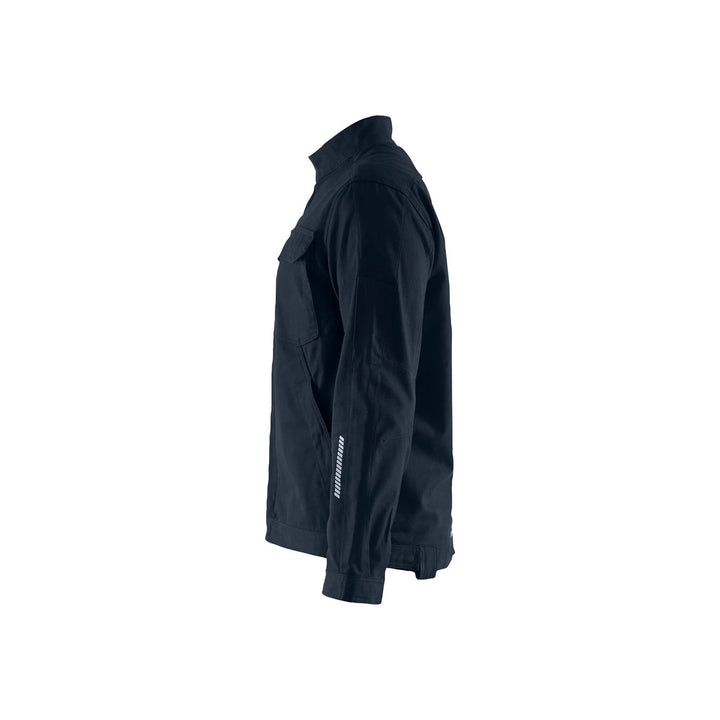 Blaklader 44661344 Industry Jacket Stretch Dark Navy Blue Right #colour_dark-navy-blue