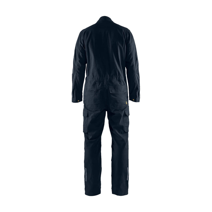 Blaklader 61661344 Industry Overall Stretch Dark Navy Blue Rear #colour_dark-navy-blue