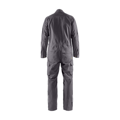 Blaklader 61661344 Industry Overall Stretch Mid Grey Rear #colour_mid-grey