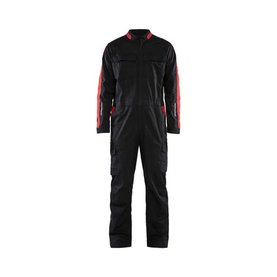 Blaklader 61441832 Industry Overalls Stretch Black/Red Main #colour_black-red