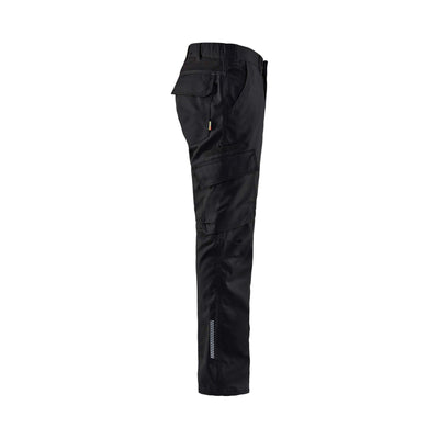 Blaklader 14441832 Industry Trousers Stretch Black Right #colour_black