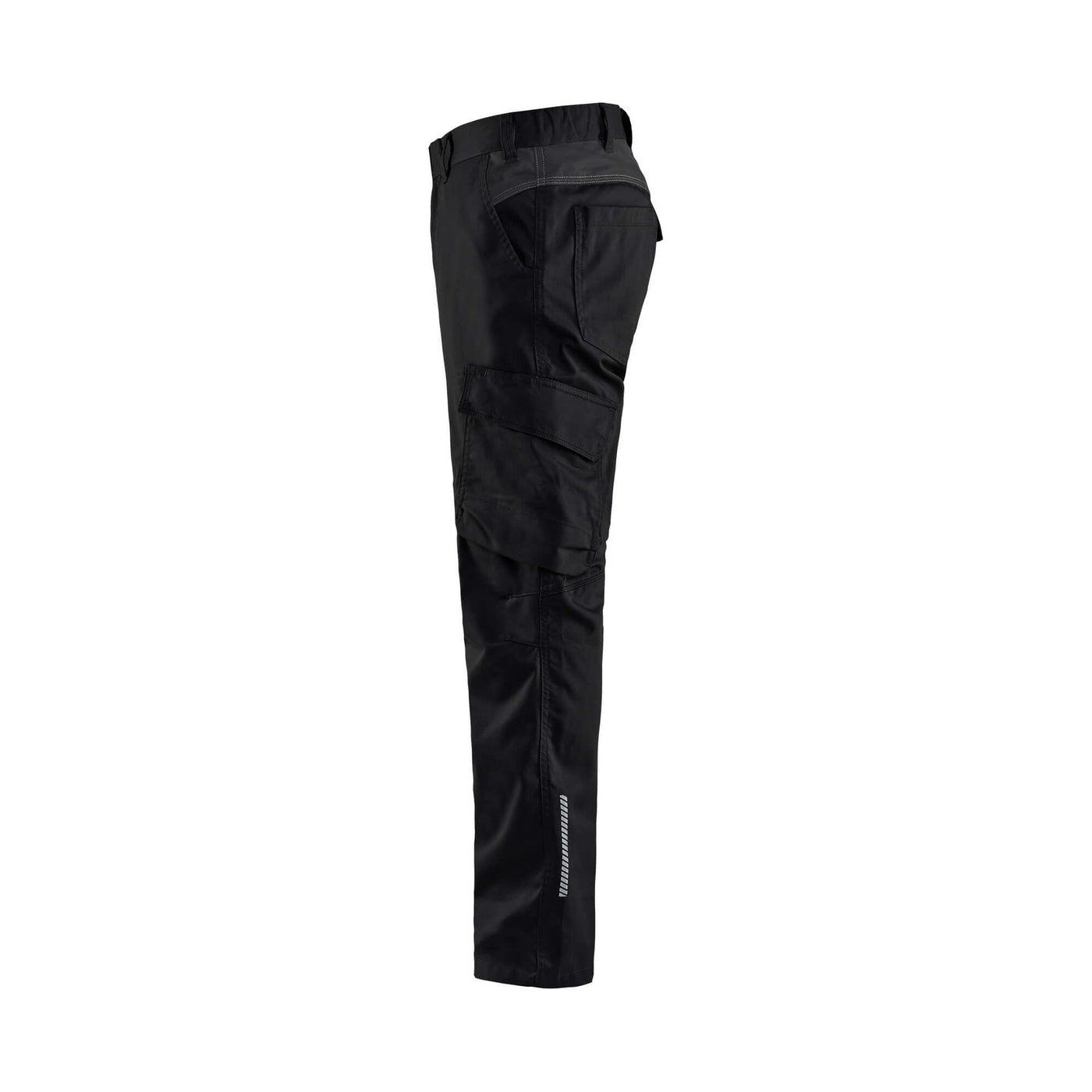 Blaklader 14441832 Industry Trousers Stretch Black/Dark Grey Left #colour_black-dark-grey