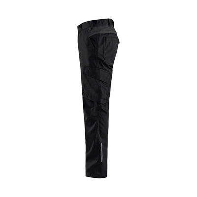 Blaklader 14441832 Industry Trousers Stretch Black/Dark Grey Left #colour_black-dark-grey