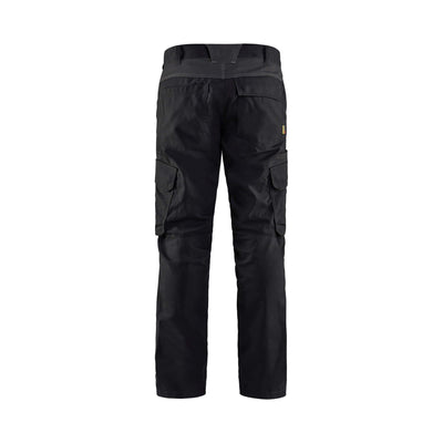 Blaklader 14441832 Industry Trousers Stretch Black/Dark Grey Rear #colour_black-dark-grey