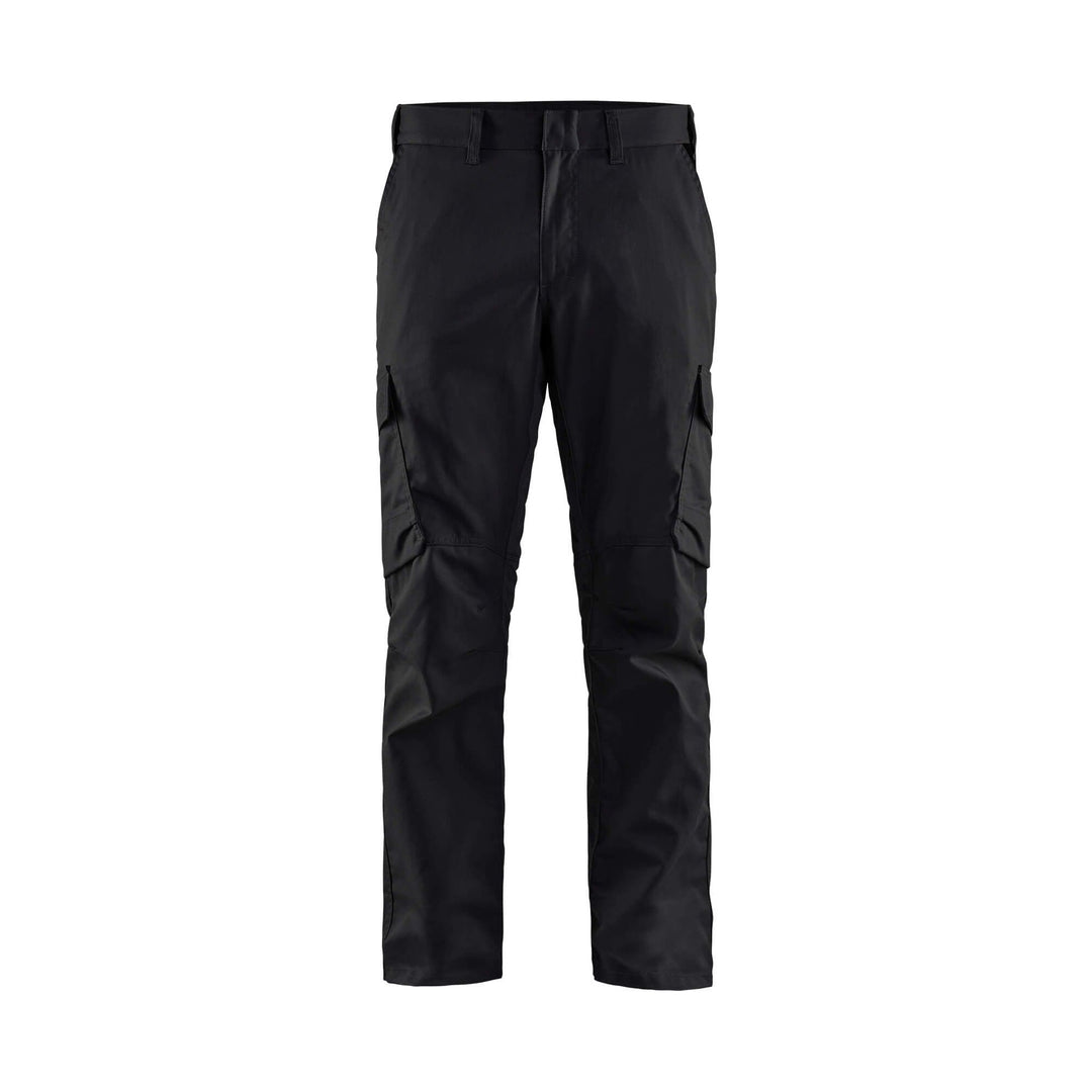 Blaklader 14441832 Industry Trousers Stretch Black/Hi-Vis Yellow Main #colour_black-hi-vis-yellow