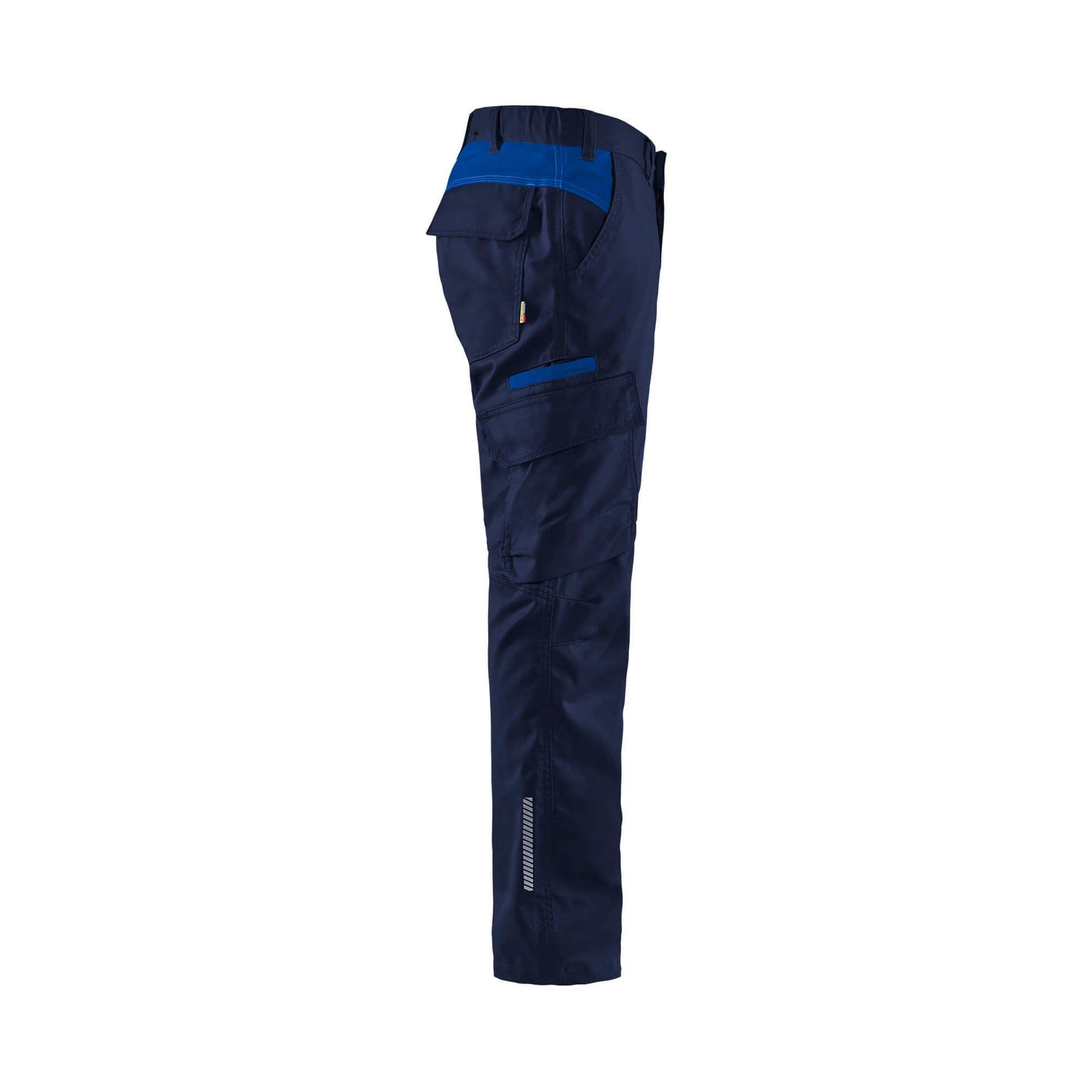 Blaklader 14441832 Industry Trousers Stretch Navy Blue/Cornflower Blue Right #colour_navy-blue-cornflower-blue