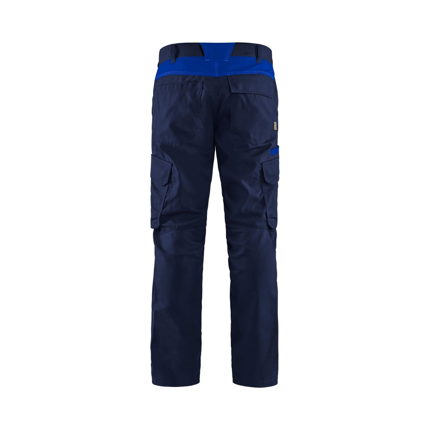 Blaklader 14441832 Industry Trousers Stretch Navy Blue/Cornflower Blue Rear #colour_navy-blue-cornflower-blue