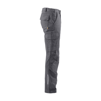 Blaklader 14661344 Industry Trousers Stretch Mid Grey Right #colour_mid-grey