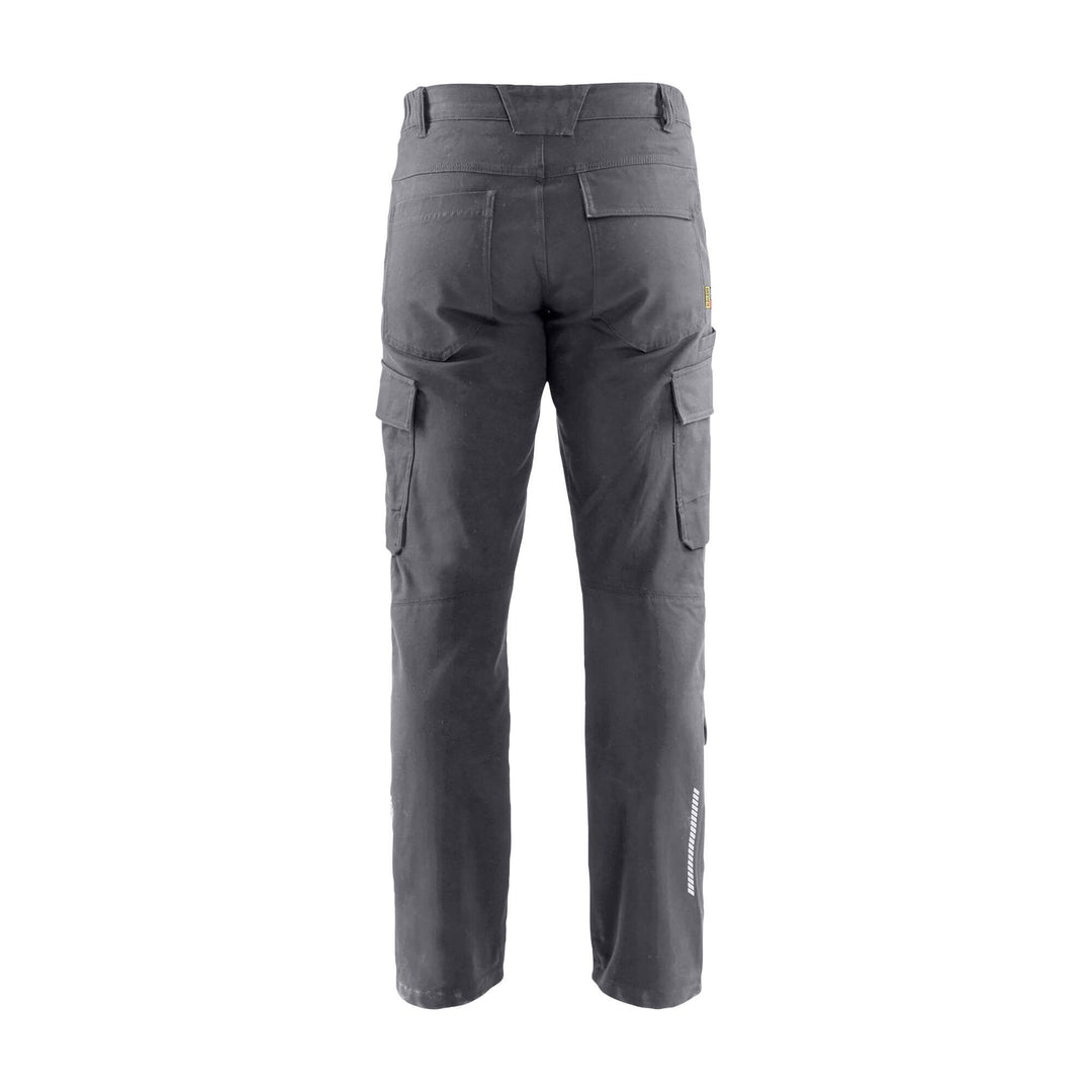 Blaklader 14661344 Industry Trousers Stretch Mid Grey Rear #colour_mid-grey