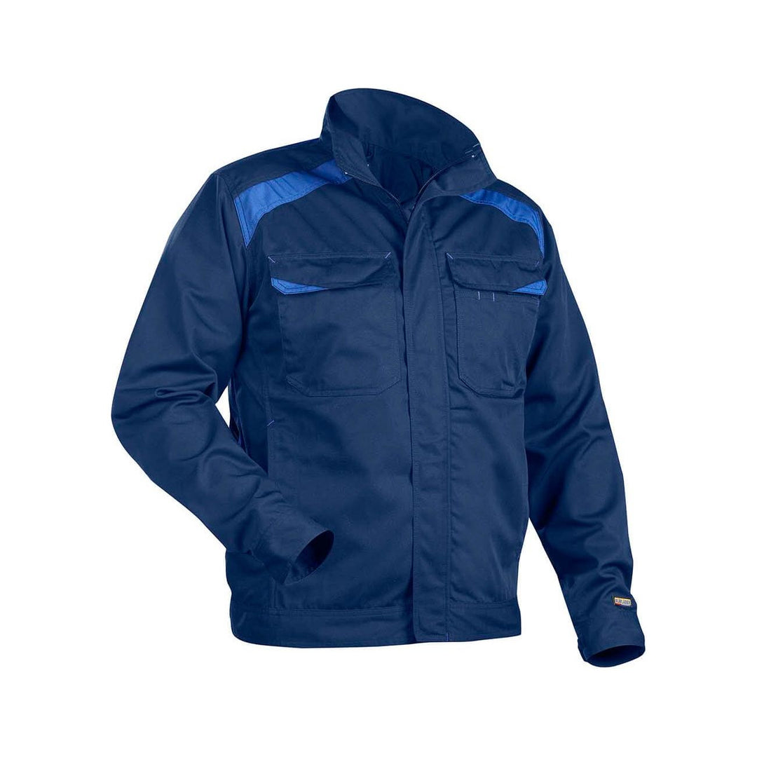 Blaklader 40541210 Industry Work Jacket Navy Blue/Royal Blue Main #colour_navy-blue-royal-blue