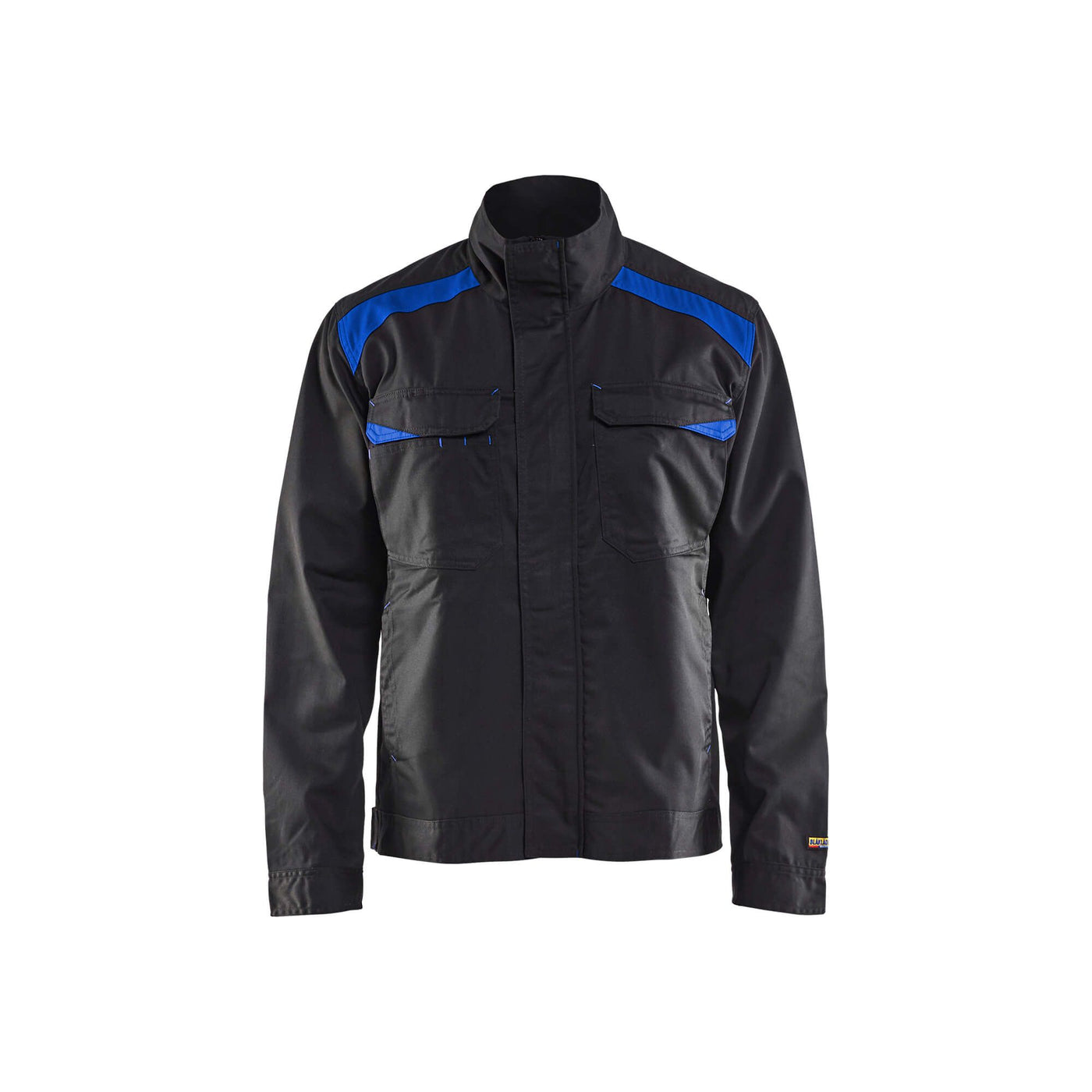 Blaklader 40541800 Industry Work Jacket Black/Cornflower Blue Main #colour_black-cornflower-blue