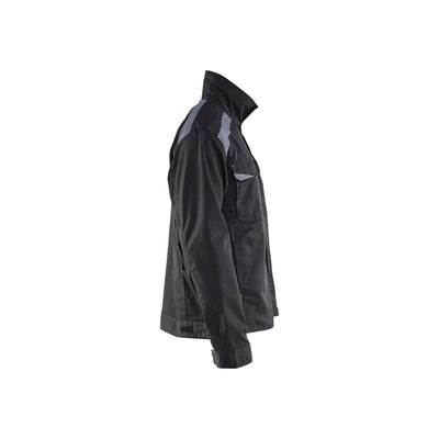 Blaklader 40541800 Industry Work Jacket Black/Grey Right #colour_black-grey