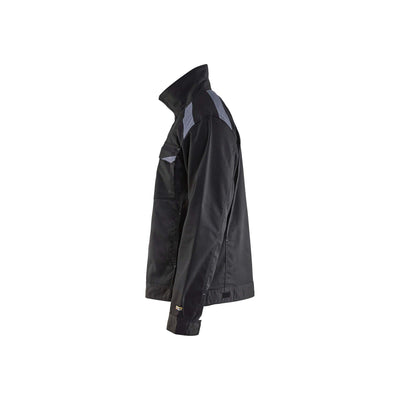 Blaklader 40541800 Industry Work Jacket Black/Grey Left #colour_black-grey