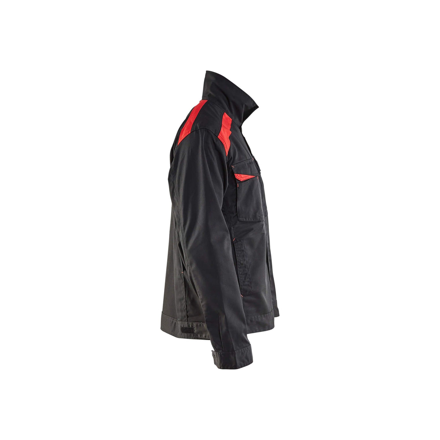 Blaklader 40541800 Industry Work Jacket Black/Red Right #colour_black-red