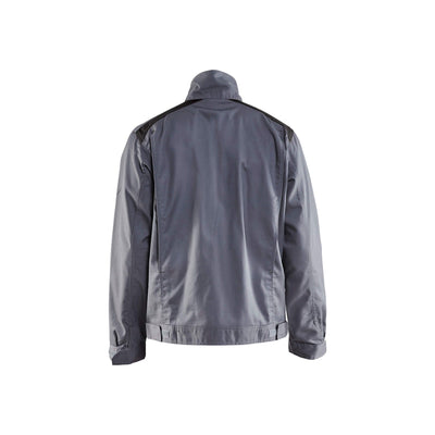 Blaklader 40541800 Industry Work Jacket Grey/Black Rear #colour_grey-black