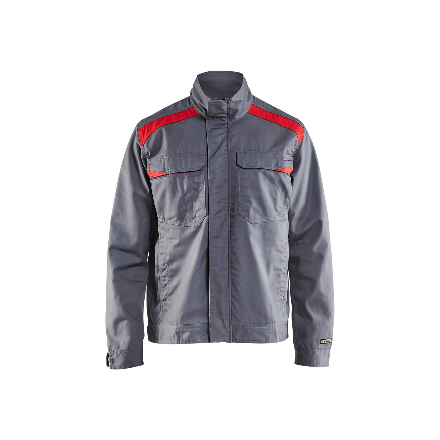 Blaklader 40541800 Industry Work Jacket Grey/Red Main #colour_grey-red