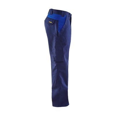Blaklader 14041210 Industry Work Trousers Navy Blue/Royal Blue Right #colour_navy-blue-royal-blue