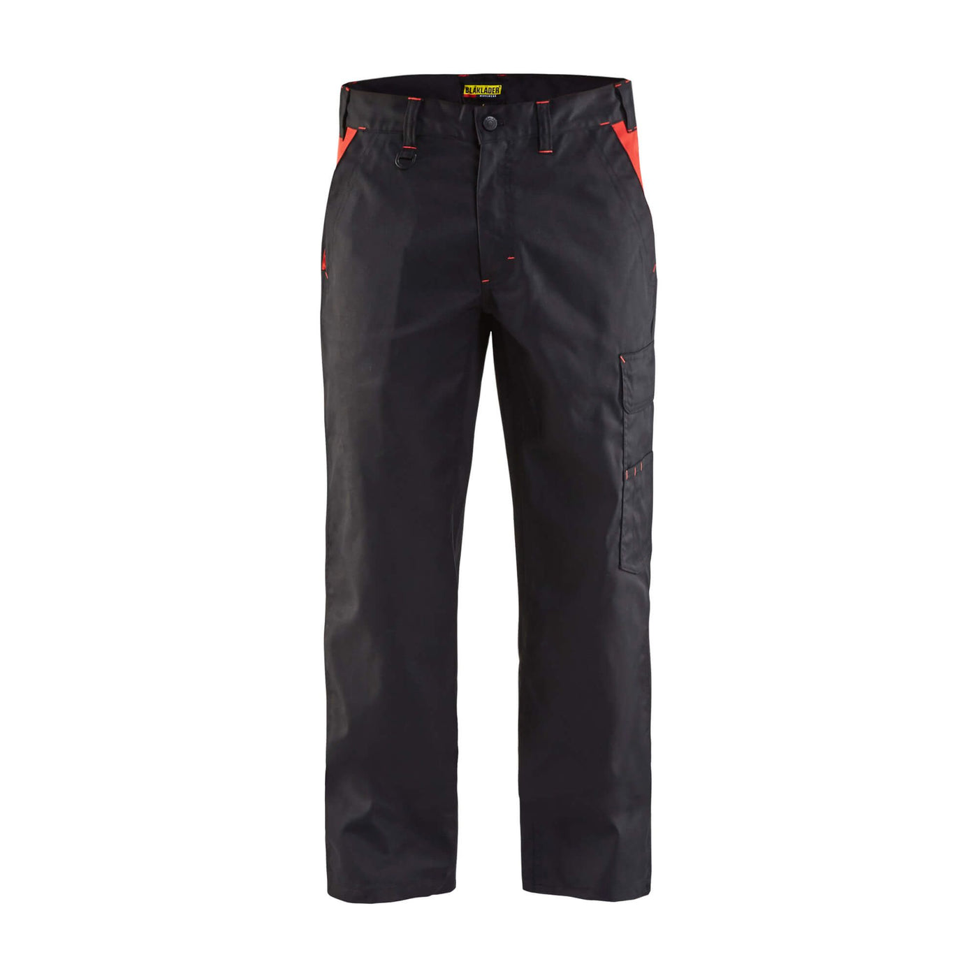 Blaklader 14041800 Industry Work Trousers Black/Red Main #colour_black-red