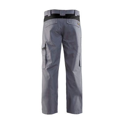Blaklader 14041800 Industry Work Trousers Grey/Black Rear #colour_grey-black