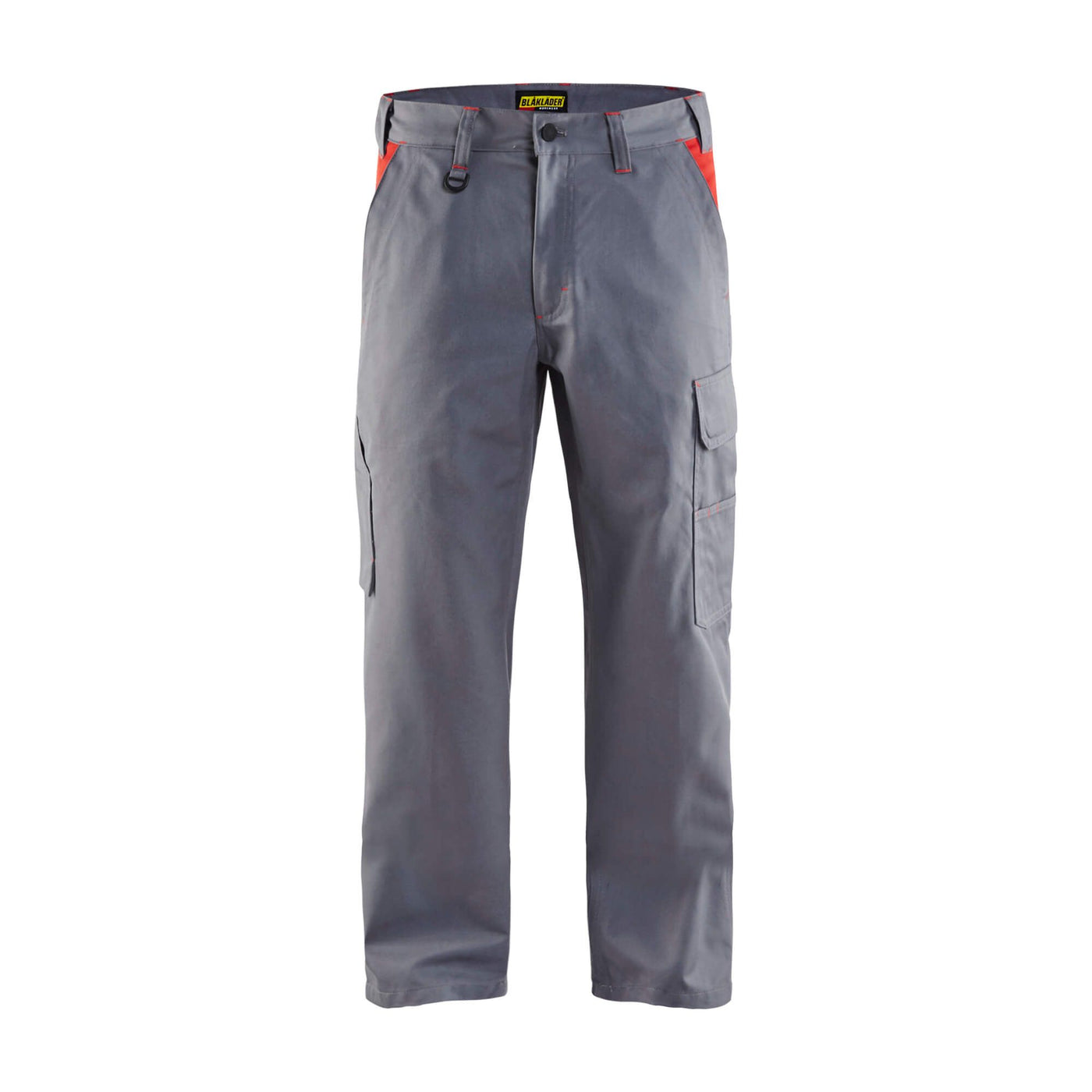 Blaklader 14041800 Industry Work Trousers Grey/Red Main #colour_grey-red