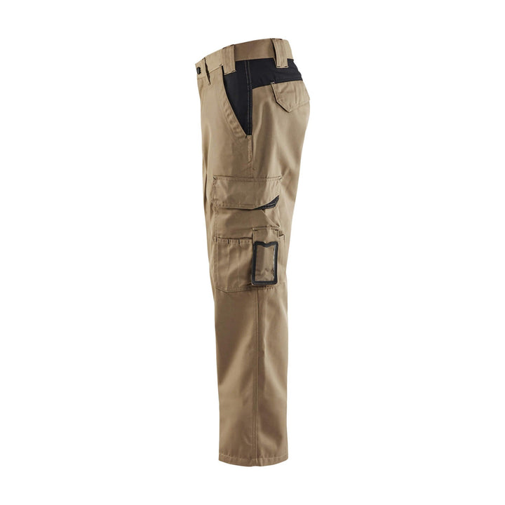 Blaklader 14041800 Industry Work Trousers Khaki/Black Left #colour_khaki-black