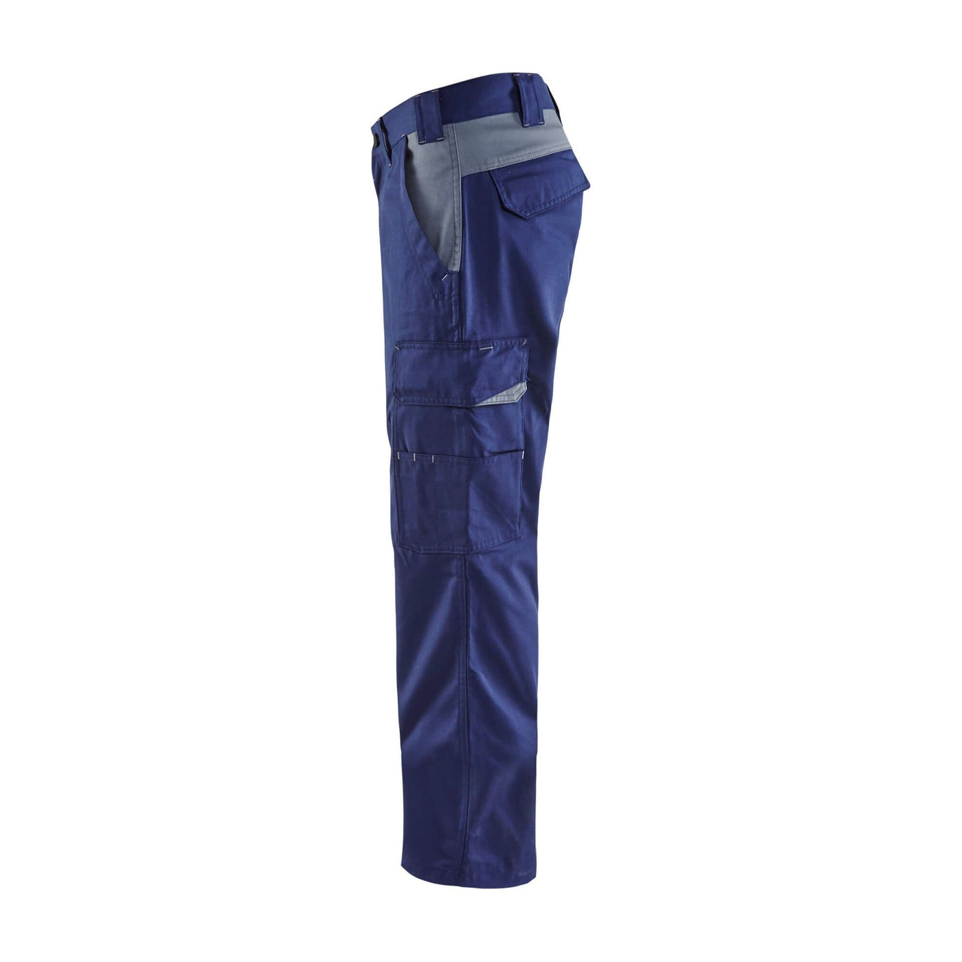 Blaklader 14041800 Industry Work Trousers Navy Blue/Grey Left #colour_navy-blue-grey