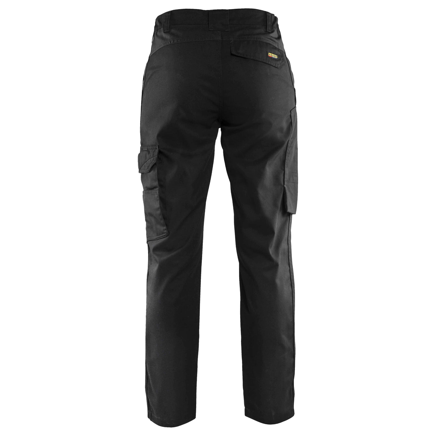 Blaklader 71041800 Industry Work Trousers Black Rear #colour_black