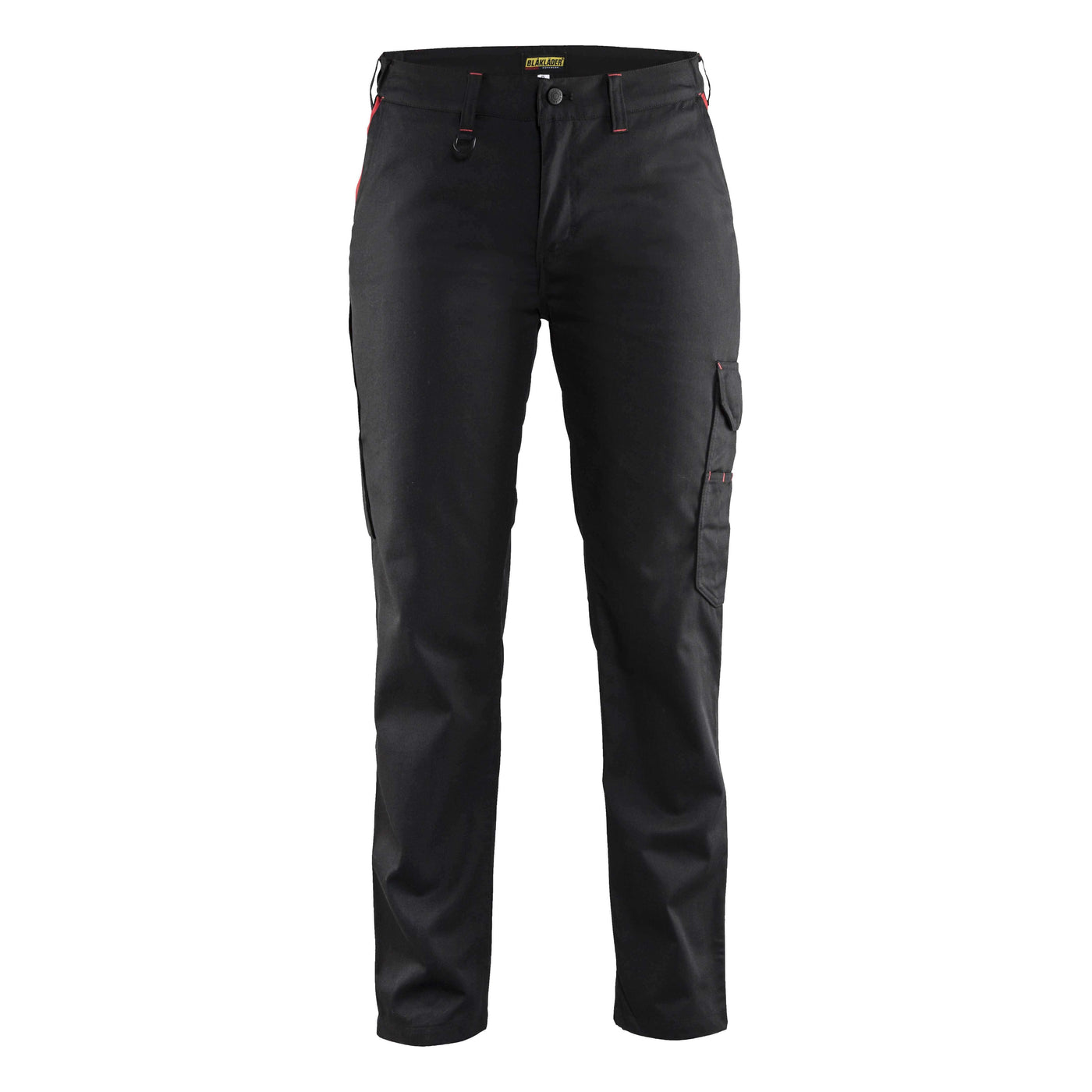 Blaklader 71041800 Industry Work Trousers Black/Red Main #colour_black-red
