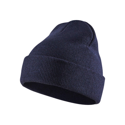 Blaklader 20200000 Knit Beanie Hat Navy Blue Main #colour_navy-blue