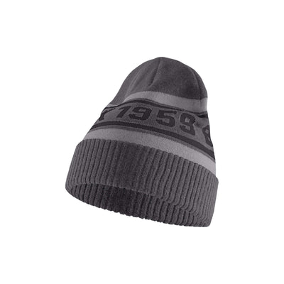 Blaklader 20651057 Knitted Beanie Hat Dark Grey/Mid Grey Main #colour_dark-grey-mid-grey
