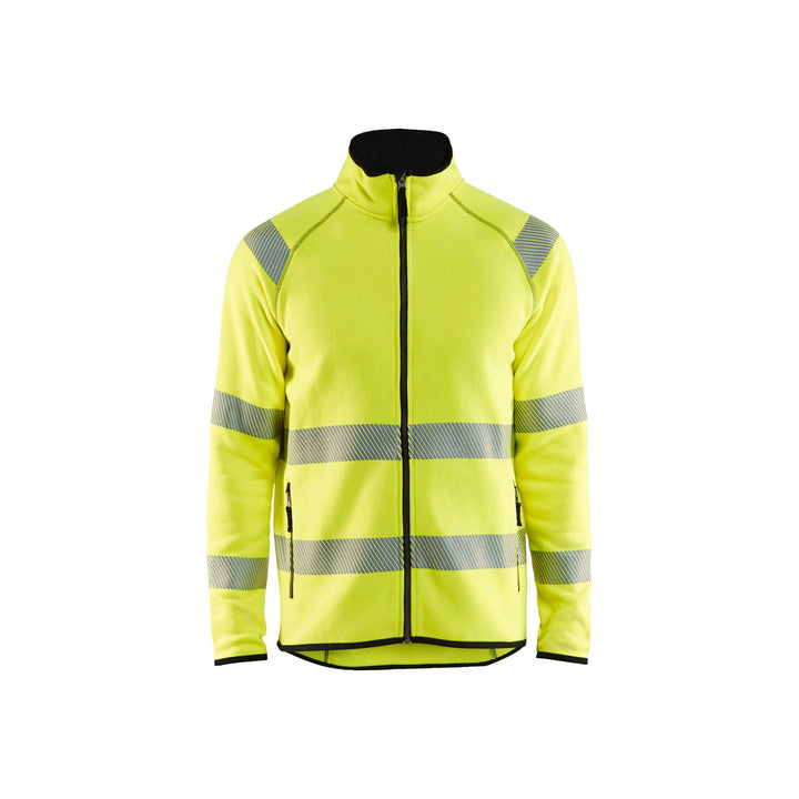 Blaklader 49222120 Knitted Hi-Vis Jacket Hi-Vis Yellow Main #colour_yellow