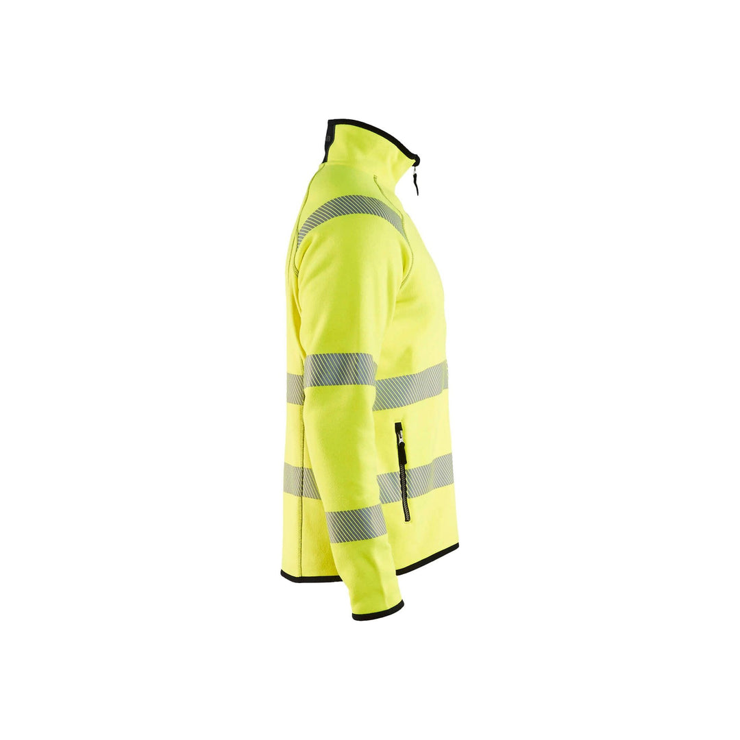 Blaklader 49222120 Knitted Hi-Vis Jacket Hi-Vis Yellow Right #colour_yellow