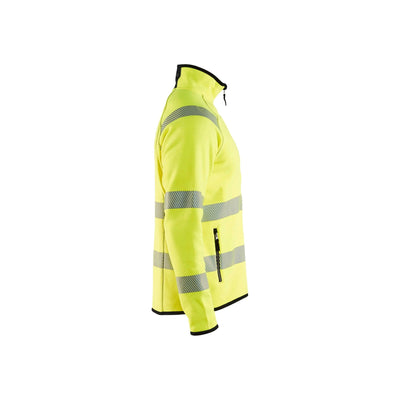 Blaklader 49222120 Knitted Hi-Vis Jacket Hi-Vis Yellow Right #colour_yellow