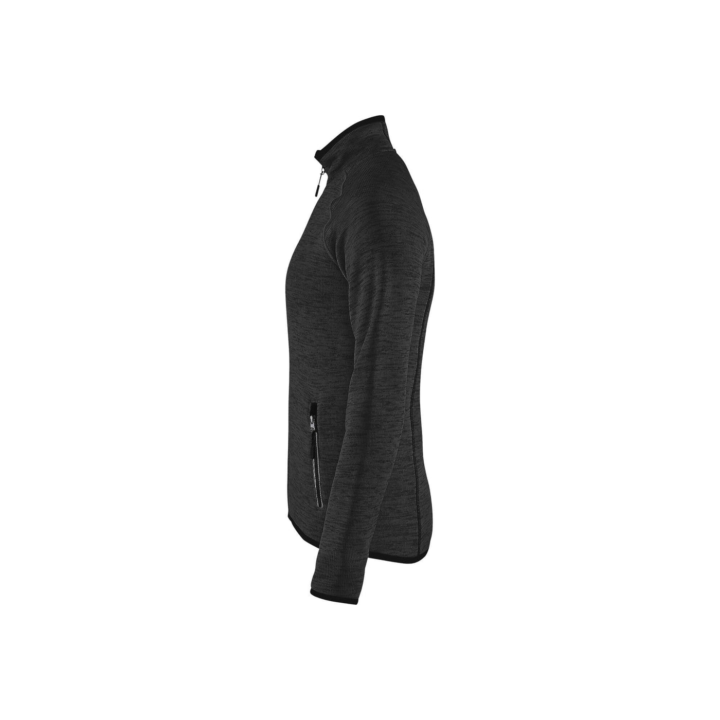 Blaklader 49122117 Knitted Jacket Antracit Grey/White Left #colour_antracit-grey-white