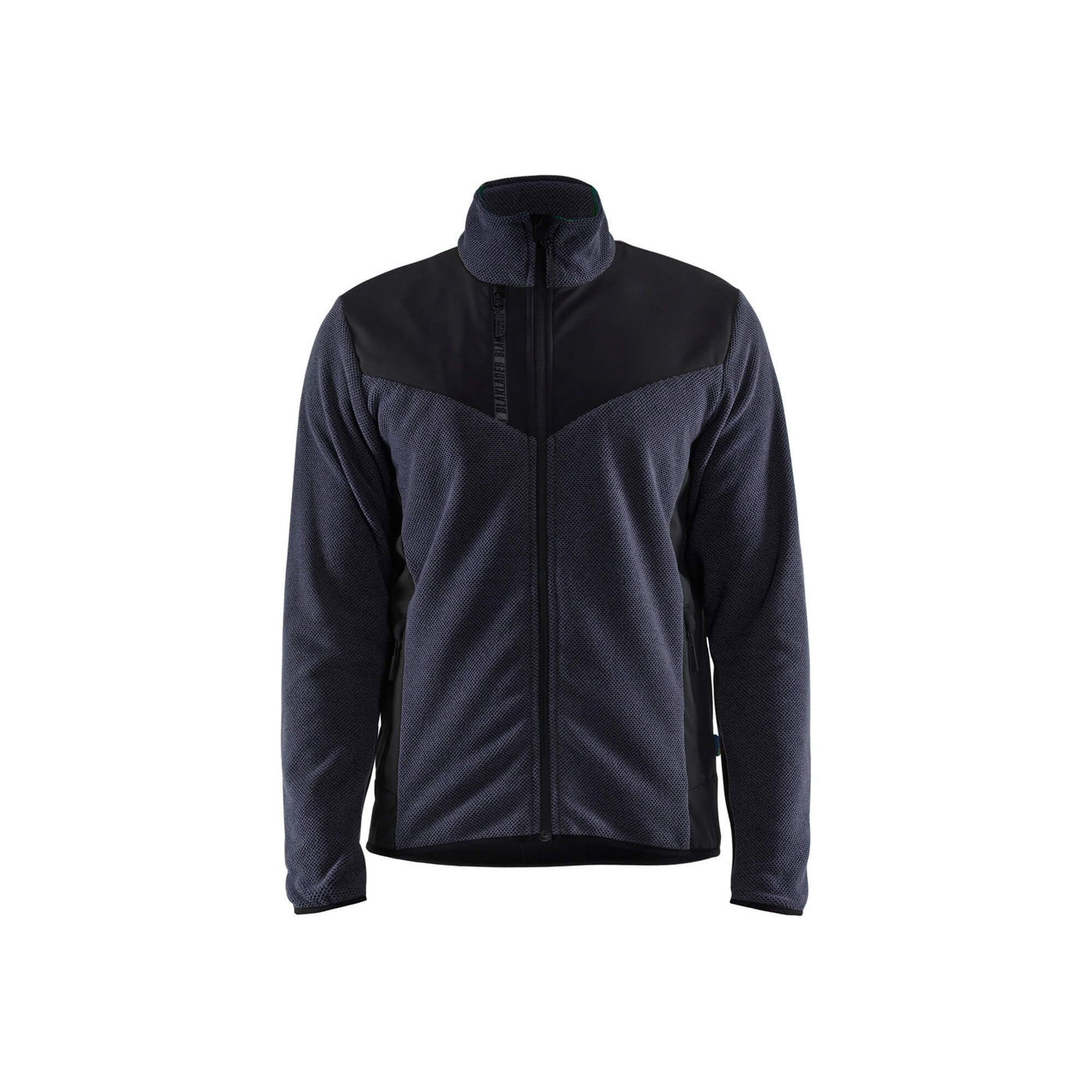 Blaklader 59422536 Knitted Jacket With Softshell Dark Navy Blue/Black Main #colour_dark-navy-blue-black