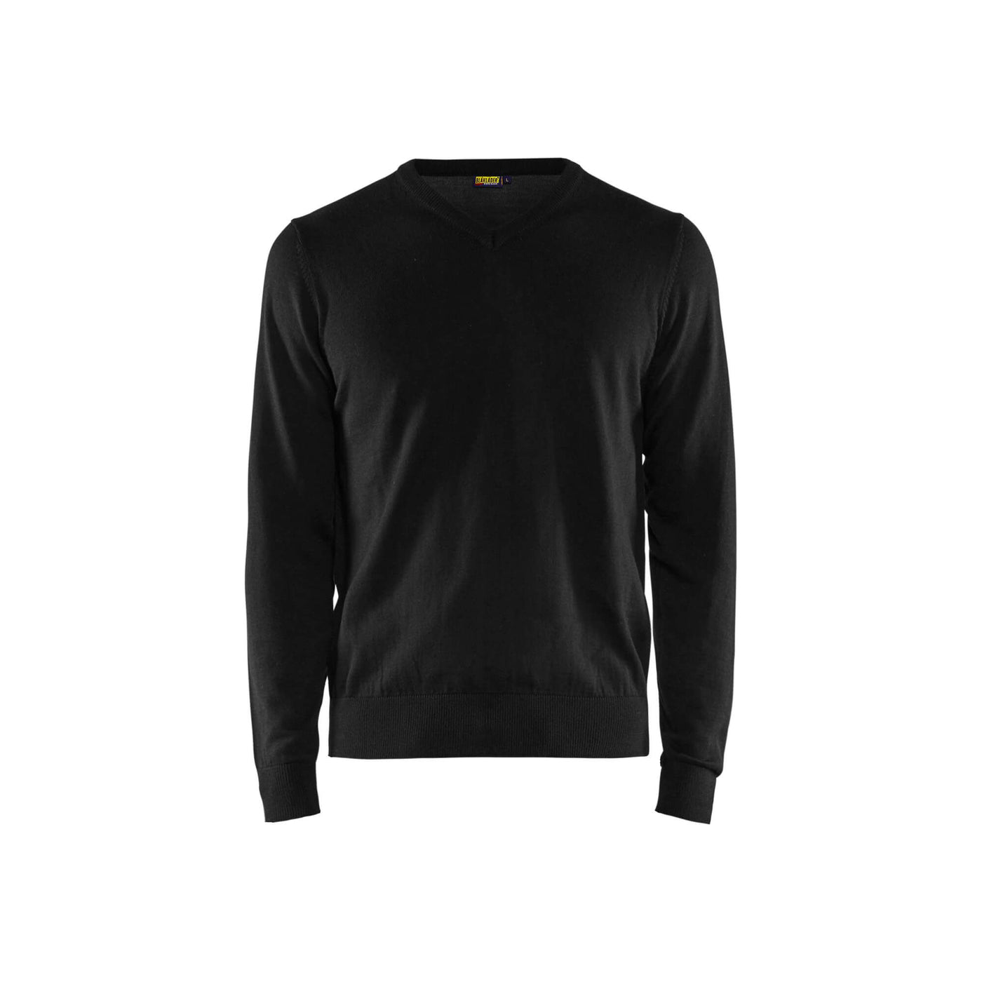 Blaklader 35902122 Knitted Pullover Sweater Black Main #colour_black