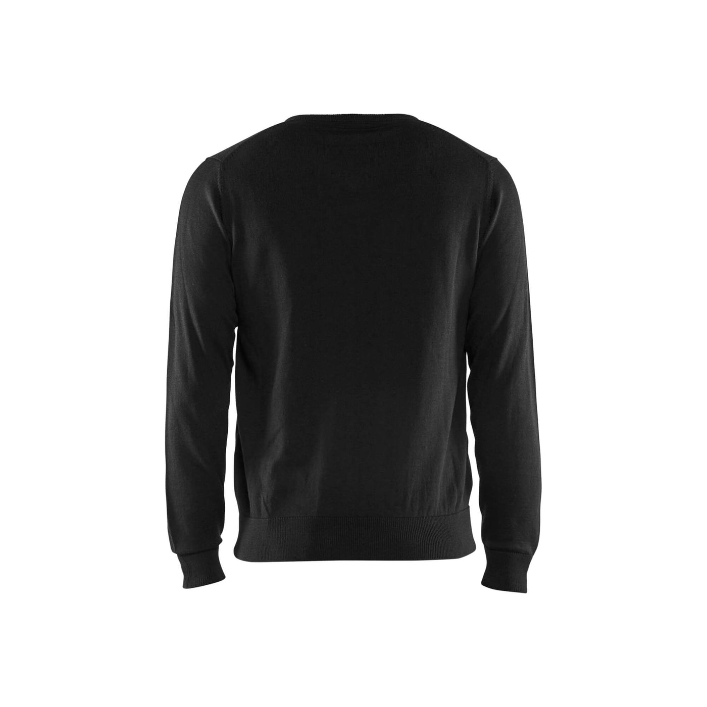 Blaklader 35902122 Knitted Pullover Sweater Black Rear #colour_black